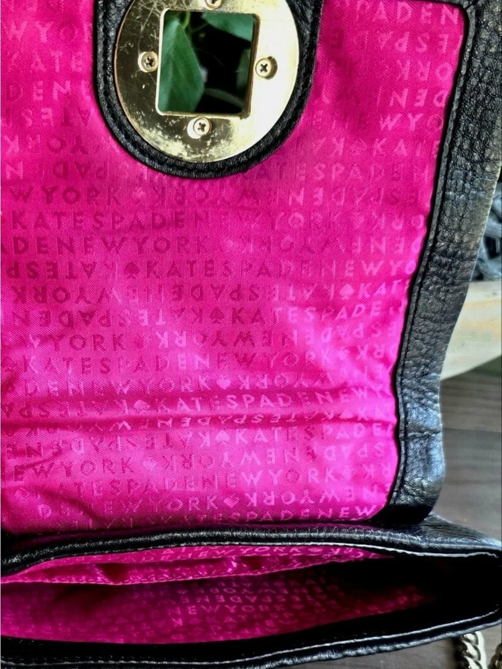 Kate Spade New York Astor Court Naomi Quilted Black Leather  Crossbody Bag.